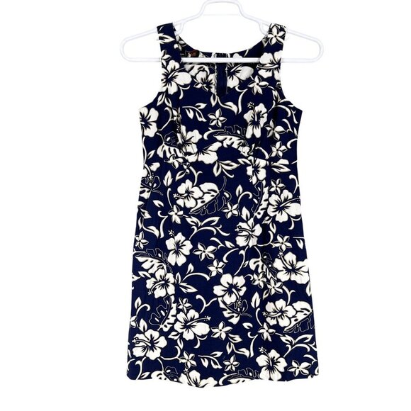 Hilo Hattie The Hawaiian Original 10 Dress Sleeveless Hibiscus Flowers Vacation - Picture 6 of 12
